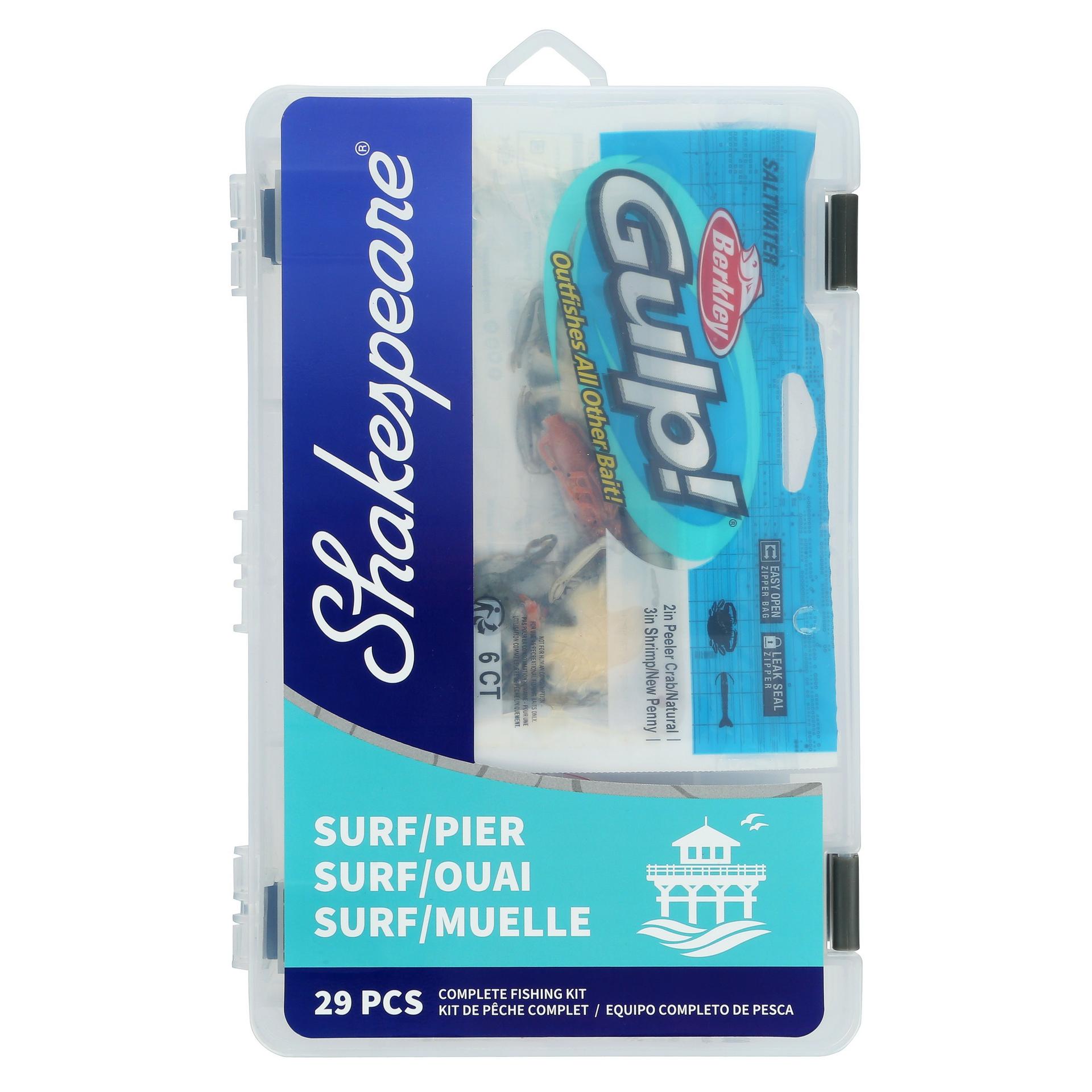 Catch More Fish™ Surf Pier 8 Ft Spinning | Shakespeare